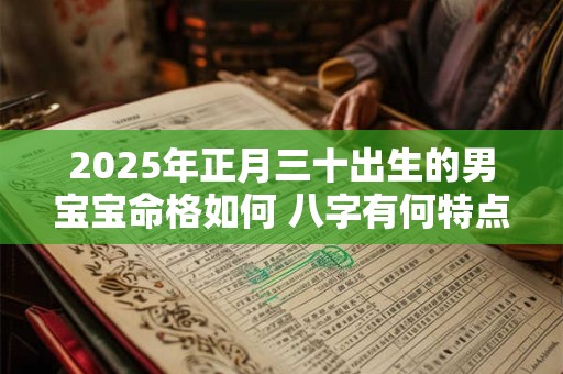 2025年正月三十出生的男宝宝命格如何 八字有何特点