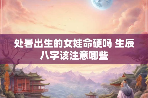 处暑出生的女娃命硬吗 生辰八字该注意哪些