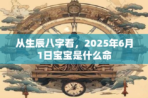 从生辰八字看，2025年6月1日宝宝是什么命