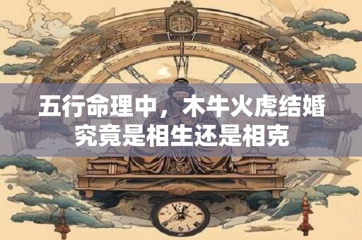 五行命理中，木牛火虎结婚究竟是相生还是相克
