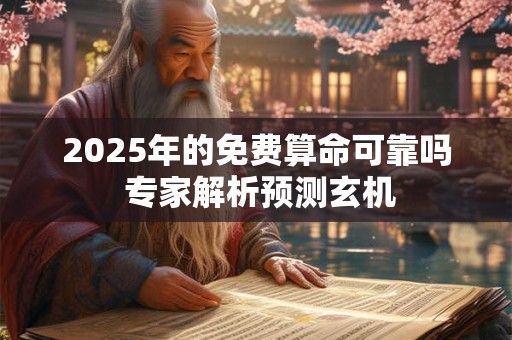 2026年的免费算命可靠吗 专家解析预测玄机
