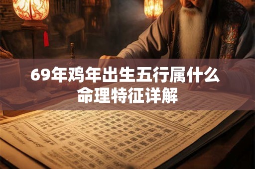 69年鸡年出生五行属什么 命理特征详解