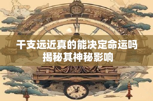 干支远近真的能决定命运吗 揭秘其神秘影响