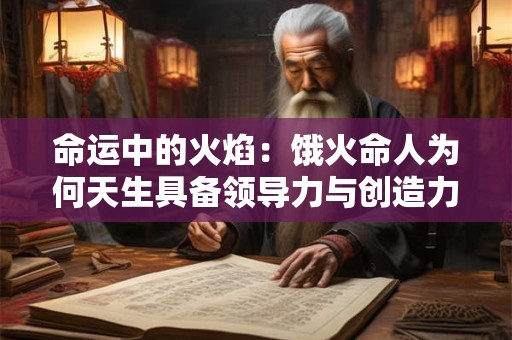 命运中的火焰：饿火命人为何天生具备领导力与创造力