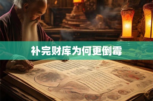 补完财库为何更倒霉