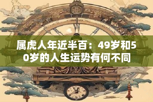 属虎人年近半百：49岁和50岁的人生运势有何不同