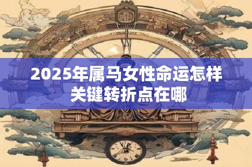 2025年属马女性命运怎样 关键转折点在哪