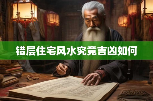 错层住宅风水究竟吉凶如何