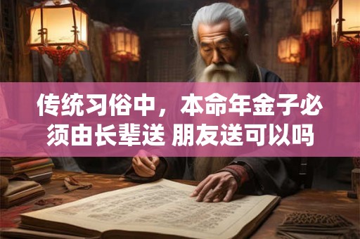 传统习俗中，本命年金子必须由长辈送 朋友送可以吗
