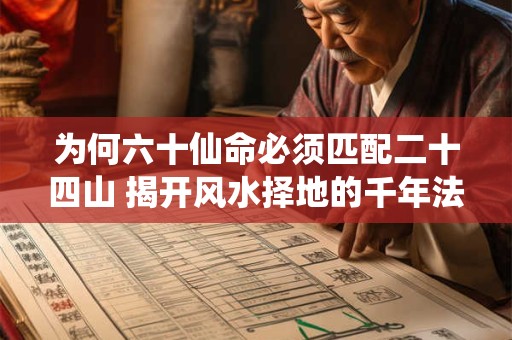详细阅读:为何六十仙命必须匹配二十四山 揭开风水择地的千年法则 为何六十仙命必须匹配二十四山 揭开风水择地的千年法则