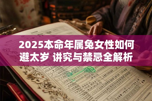 2025本命年属兔女性如何避太岁 讲究与禁忌全解析