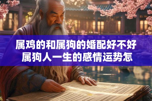 属鸡的和属狗的婚配好不好 属狗人一生的感情运势怎么样 属鸡的和属狗的婚配好不好 属狗人一生的感情运势怎么样