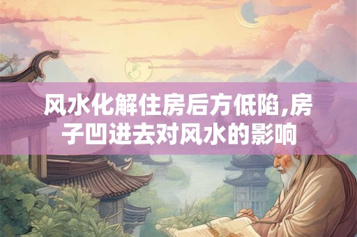 风水化解住房后方低陷,房子凹进去对风水的影响