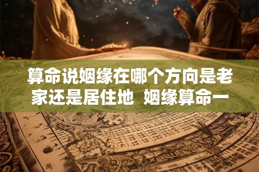 算命说姻缘在哪个方向是老家还是居住地  姻缘算命一般怎么说的