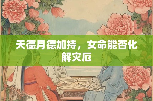 天德月德加持，女命能否化解灾厄