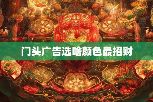 门头广告选啥颜色最招财