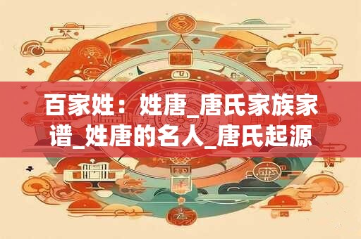 百家姓：姓唐_唐氏家族家谱_姓唐的名人_唐氏起源