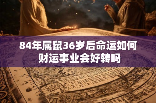 84年属鼠36岁后命运如何 财运事业会好转吗