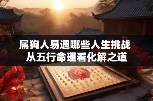 属狗人易遇哪些人生挑战 从五行命理看化解之道