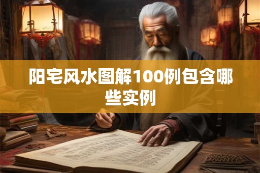 阳宅风水图解100例包含哪些实例