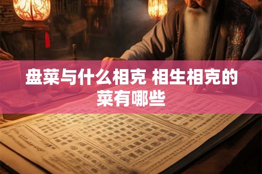 盘菜与什么相克 相生相克的菜有哪些