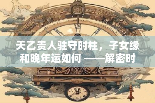 天乙贵人驻守时柱，子女缘和晚年运如何 ——解密时柱贵人的家庭影响