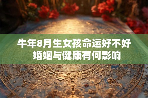 牛年8月生女孩命运好不好  婚姻与健康有何影响