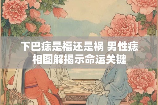 下巴痣是福还是祸 男性痣相图解揭示命运关键