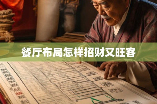 餐厅布局怎样招财又旺客