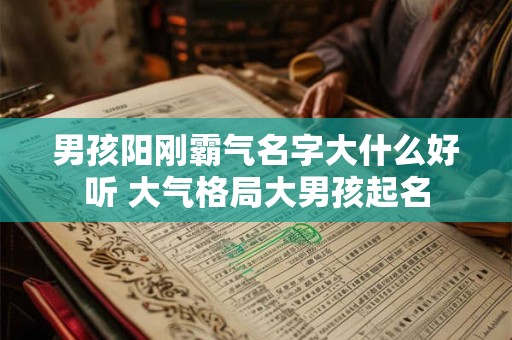 男孩阳刚霸气名字大什么好听 大气格局大男孩起名