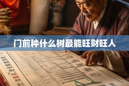 门前种什么树最能旺财旺人