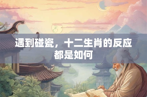 遇到碰瓷，十二生肖的反应都是如何