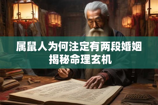 属鼠人为何注定有两段婚姻 揭秘命理玄机