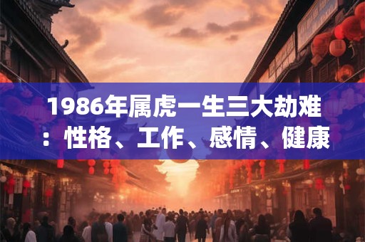 1986年属虎一生三大劫难：性格、工作、感情、健康[]