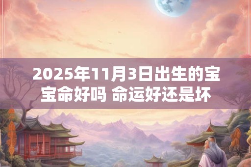 2025年11月3日出生的宝宝命好吗 命运好还是坏