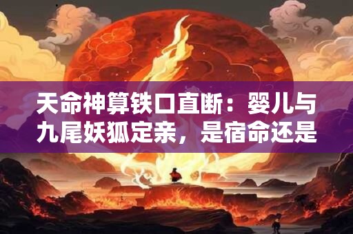 天命神算铁口直断：婴儿与九尾妖狐定亲，是宿命还是诅咒