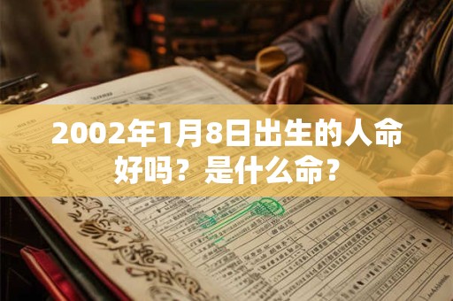 2002年1月8日出生的人命好吗？是什么命？