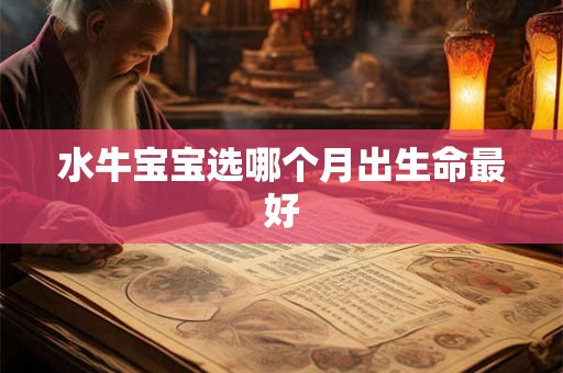 水牛宝宝选哪个月出生命最好