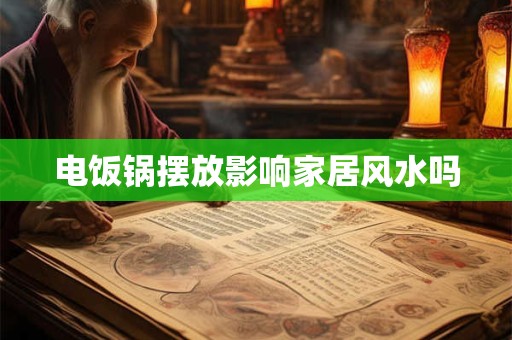 电饭锅摆放影响家居风水吗
