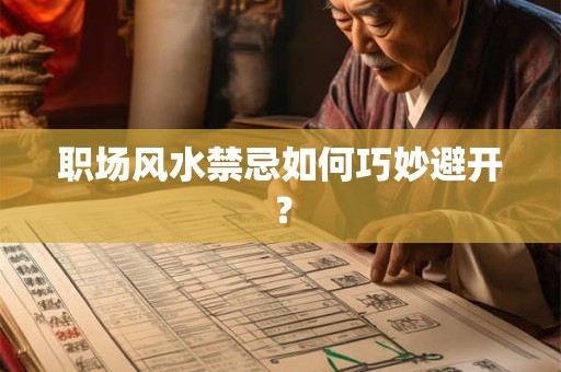 职场风水禁忌如何巧妙避开？