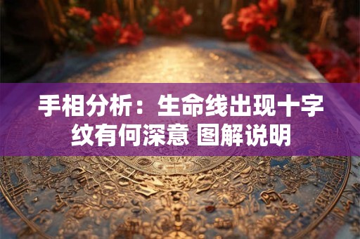 手相分析：生命线出现十字纹有何深意 图解说明