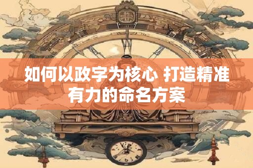 如何以政字为核心 打造精准有力的命名方案