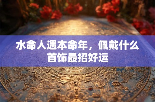 水命人遇本命年，佩戴什么首饰最招好运