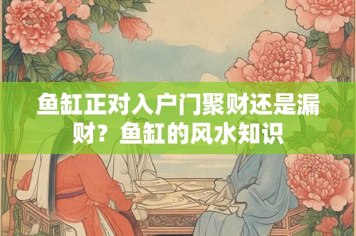 鱼缸正对入户门聚财还是漏财？鱼缸的风水知识