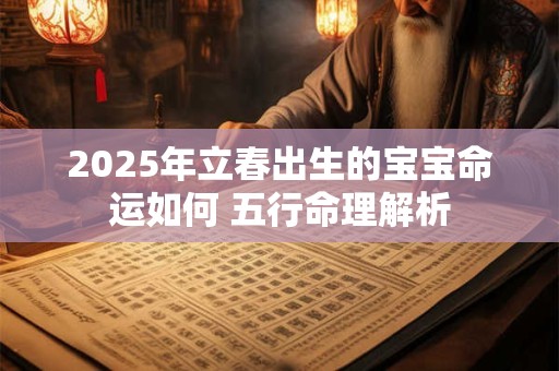 2025年立春出生的宝宝命运如何 五行命理解析