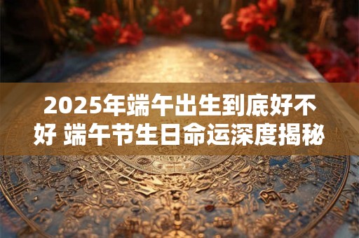 2025年端午出生到底好不好 端午节生日命运深度揭秘