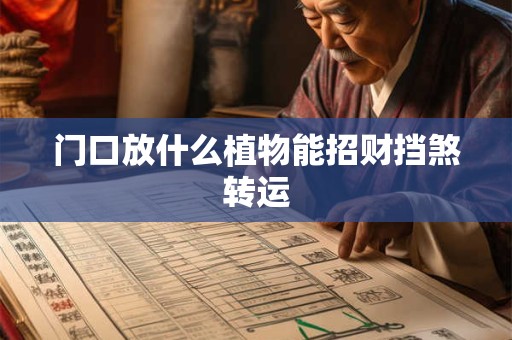 门口放什么植物能招财挡煞转运