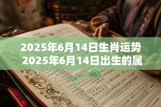 2025年6月14日生肖运势 2025年6月14日出生的属相运势如何
