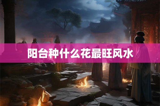阳台种什么花最旺风水