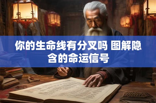 你的生命线有分叉吗 图解隐含的命运信号